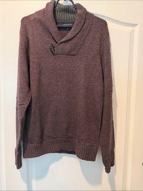 Banana Republic Men's Turtleneck Sweater in Maroon Knit